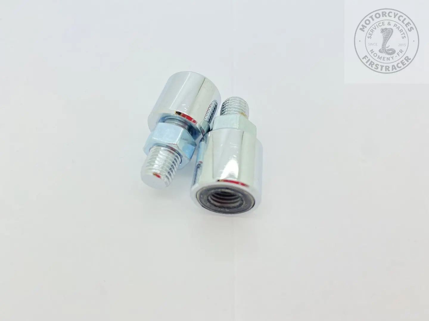 Adaptateur de rétroviseurs anti-vibration Royal Enfield et BSA Firstracer
