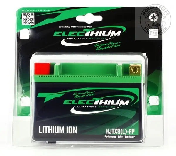 Batterie Lithium HJTX9(L) FP pour Royal Enfield et Triumph Firstracer