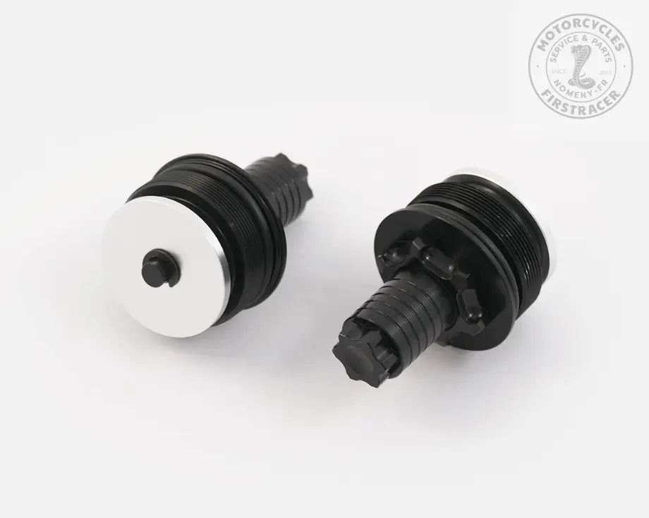 Bouchons de fourche avec réglage de précharge - Royal Enfield Interceptor 650 & Continental GT 650 (41 mm) Firstracer