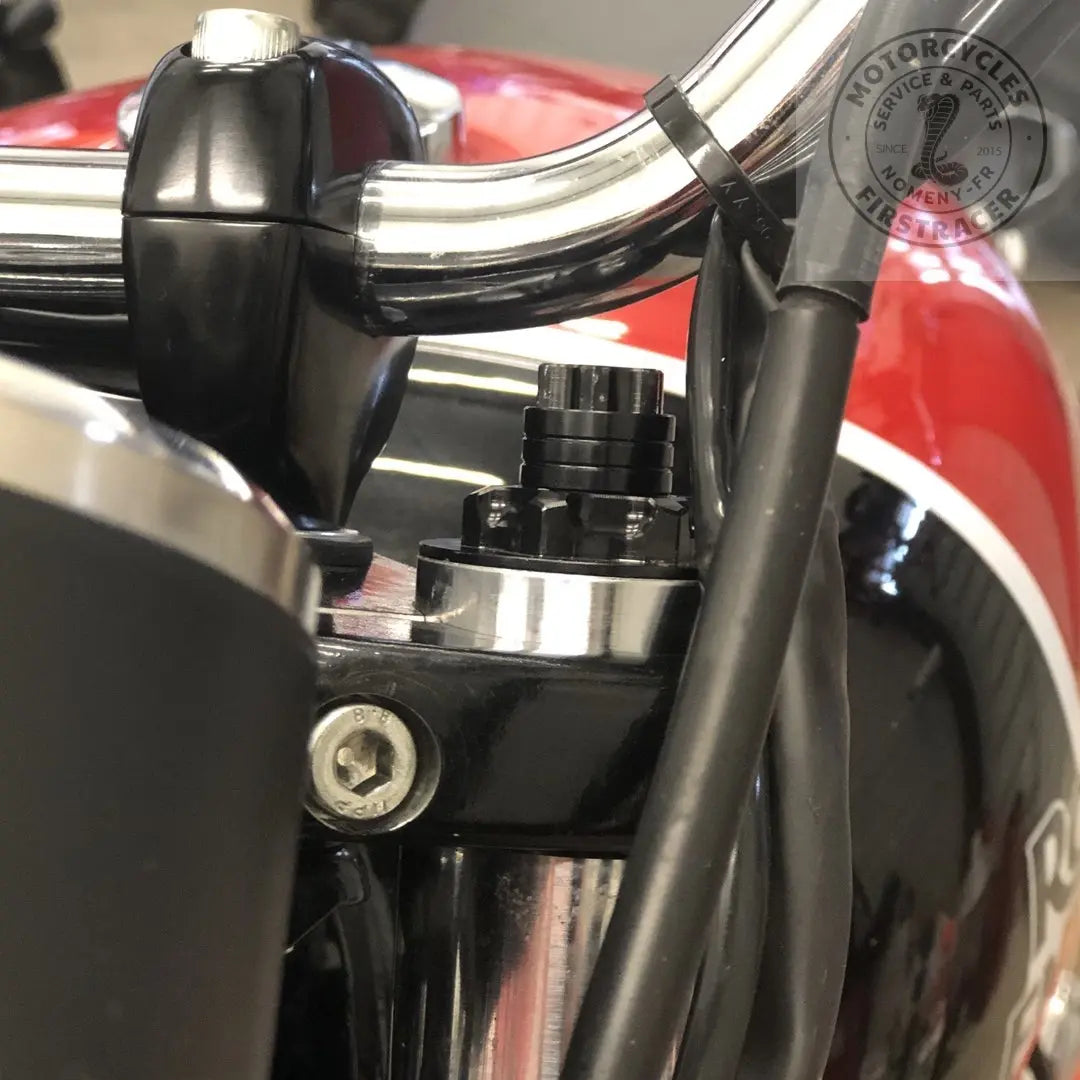 Bouchons de fourche avec réglage de précharge - Royal Enfield Interceptor 650 & Continental GT 650 (41 mm) Firstracer