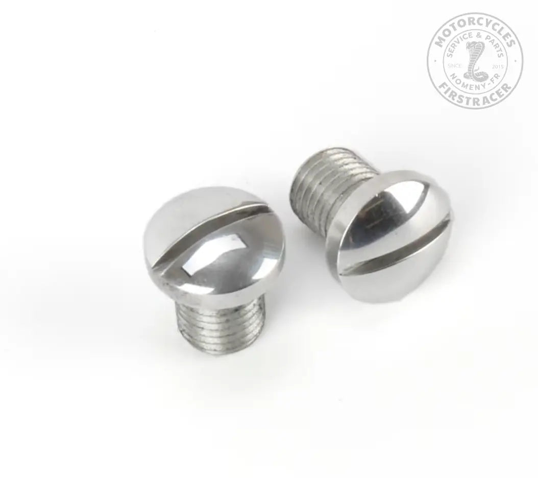 Bouchons fileté noir pour fixation rétroviseur Royal Enfield / BSA Firstracer