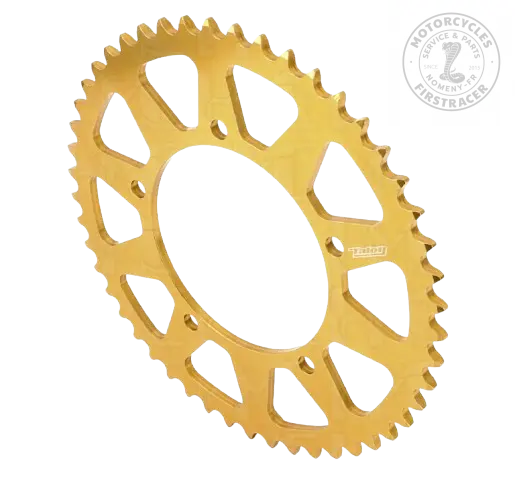 COURONNE ARRIÈRE ALLÉGÉE ALU – 49 DENTS – OR Firstracer