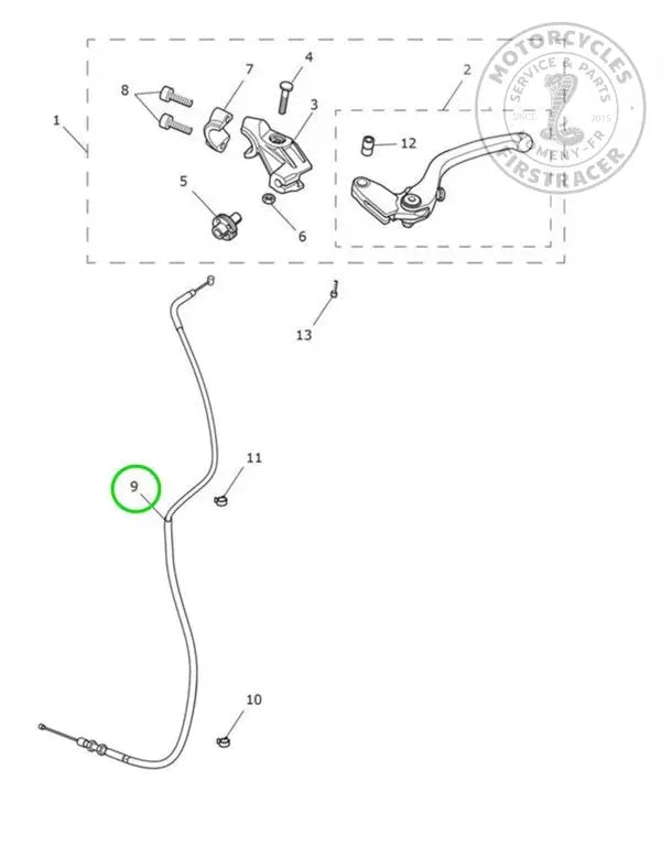CÂBLE D'EMBRAYAGE POUR TRIUMPH SPEED TWIN 1200 Firstracer