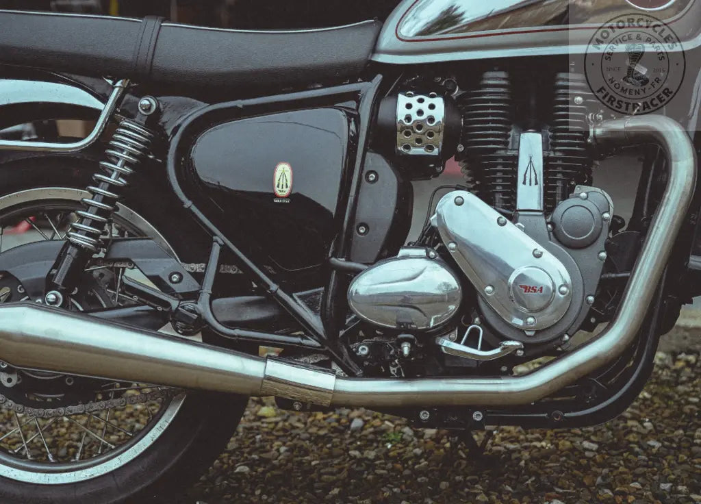 Cache-Jonction pour ligne d'Échappement ‘Rocker’ BSA GOLDSTAR 650 Firstracer