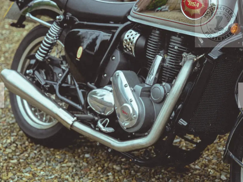 Cache-Jonction pour ligne d'Échappement ‘Rocker’ BSA GOLDSTAR 650 Firstracer
