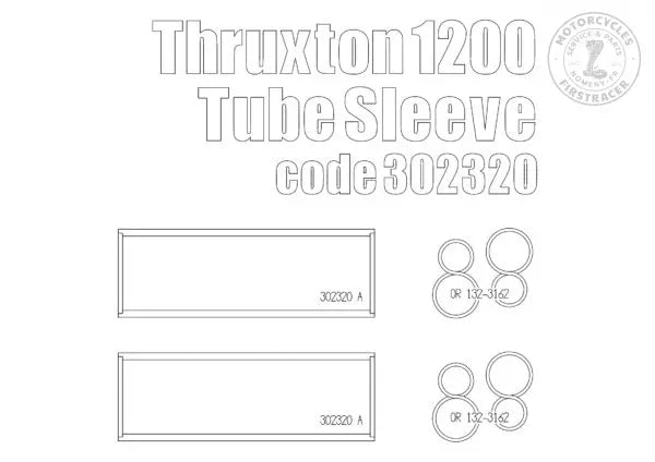 Caches pour haut de fourche de Triumph Thruxton Standard 1200 Firstracer