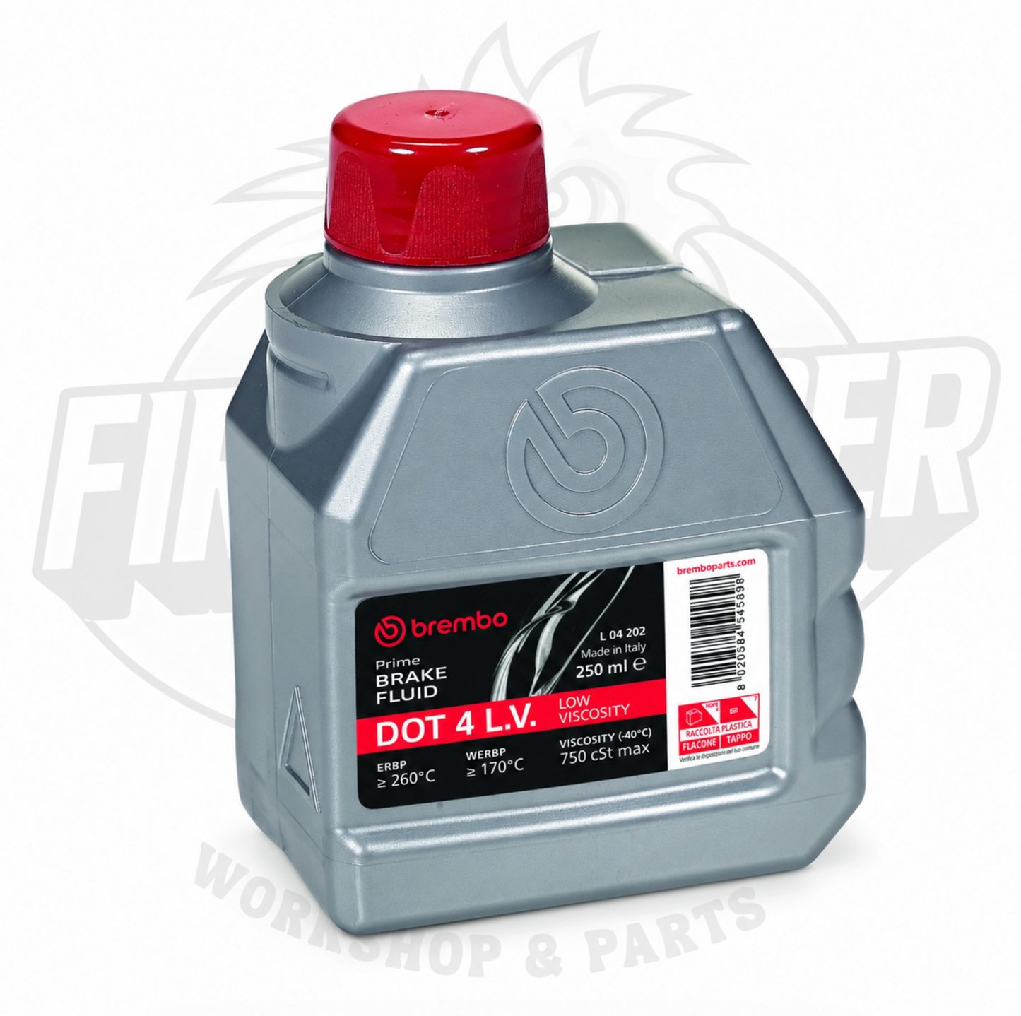 Liquide de frein Brembo DOT 4 Low Viscosity Firstracer