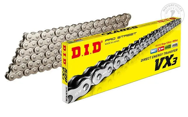 Chaîne de transmission D.I.D VX3 X-Ring Super Renforcée 112 Maillons Firstracer