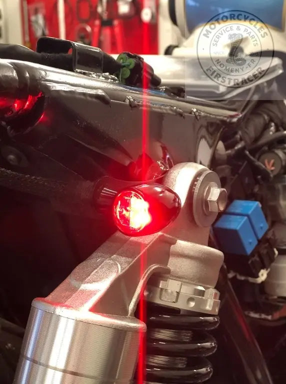 Clignotants LED mini, feu arrière, feu stop intégrés homologués CE x2 Firstracer