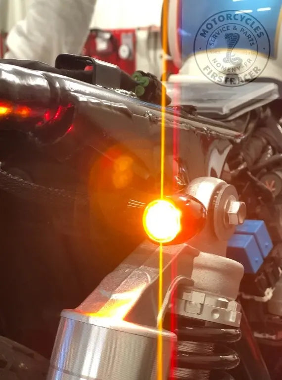 Clignotants LED mini, feu arrière, feu stop intégrés homologués CE x2 Firstracer
