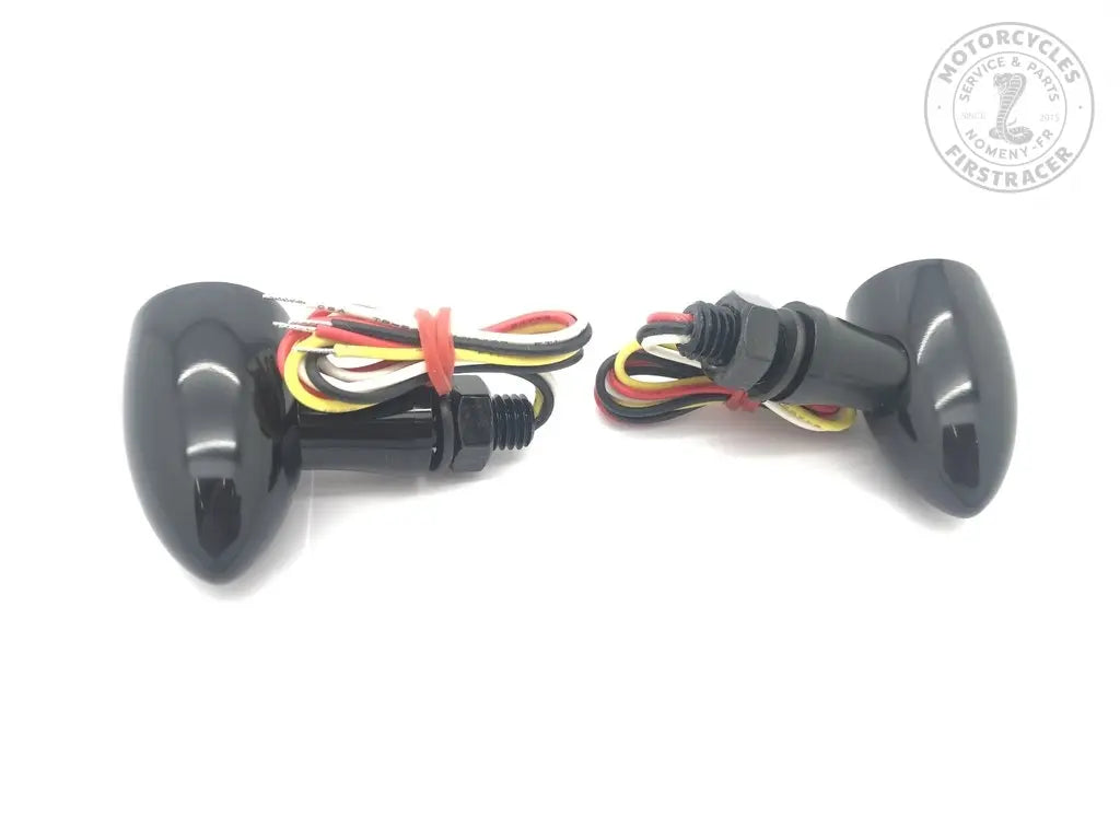 Clignotants LED mini, feu arrière, feu stop intégrés homologués CE x2 Firstracer