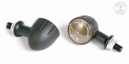 Clignotants SHIN YO Arizona Noir HALOGENE 12V 21W 20 mm homologués CE Firstracer