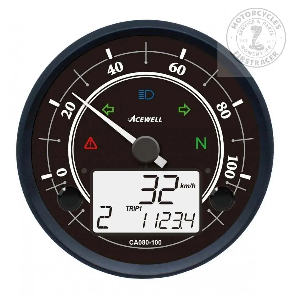 Compteur de vitesse digital Acewell Royal Enfield 350 et 500 jusque 2013 Firstracer