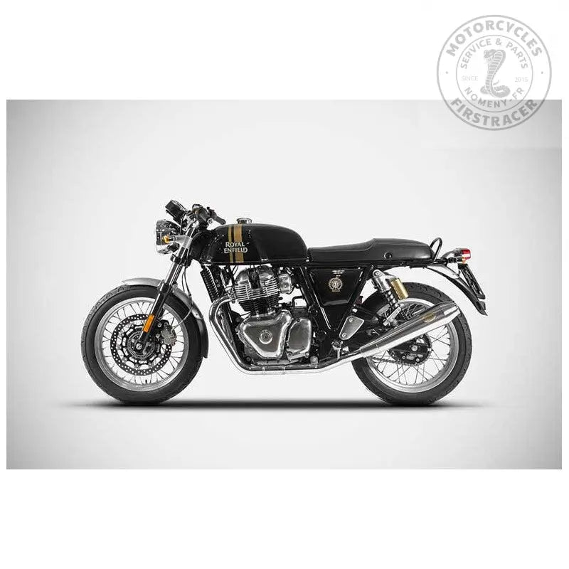 Echappement homologué ZARD 2 en 2 poli Royal Enfield 650 twins euro 5 Firstracer