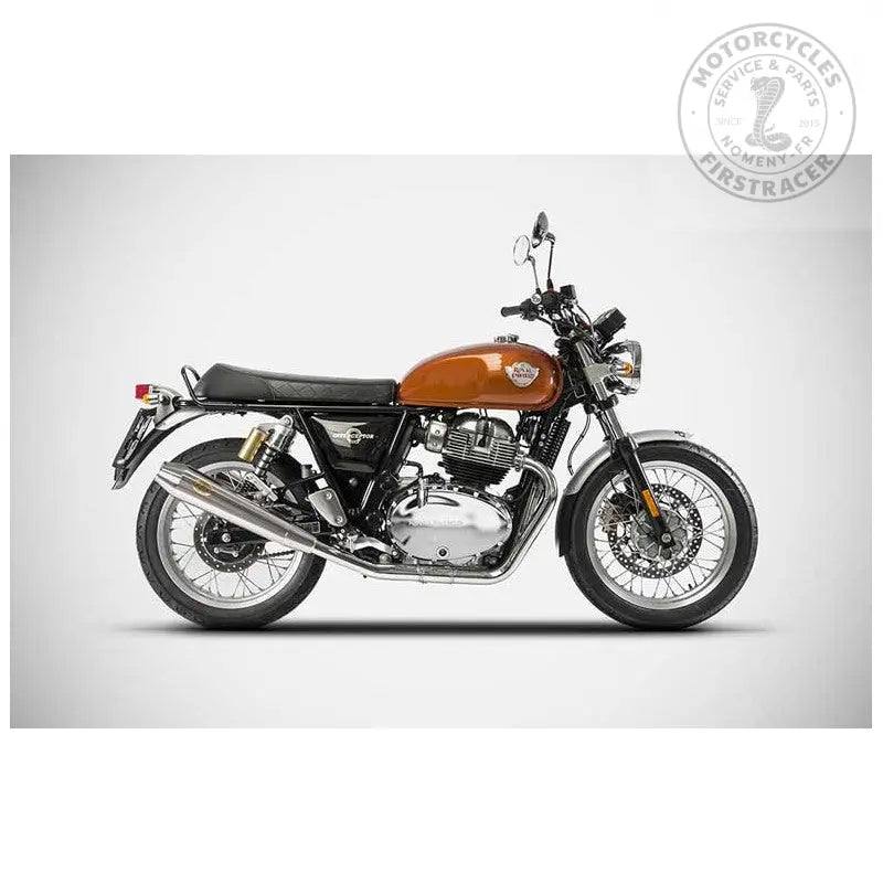 Echappement homologué ZARD 2 en 2 poli Royal Enfield 650 twins euro 5 Firstracer