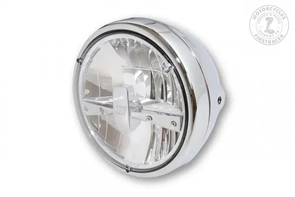 Feu avant LED HIGHSIDER 180 mm RENO TYPE 3 CHROME Firstracer
