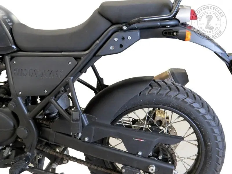 Garde boue long et protège chaine Royal Enfield Himalayan et Scram Firstracer