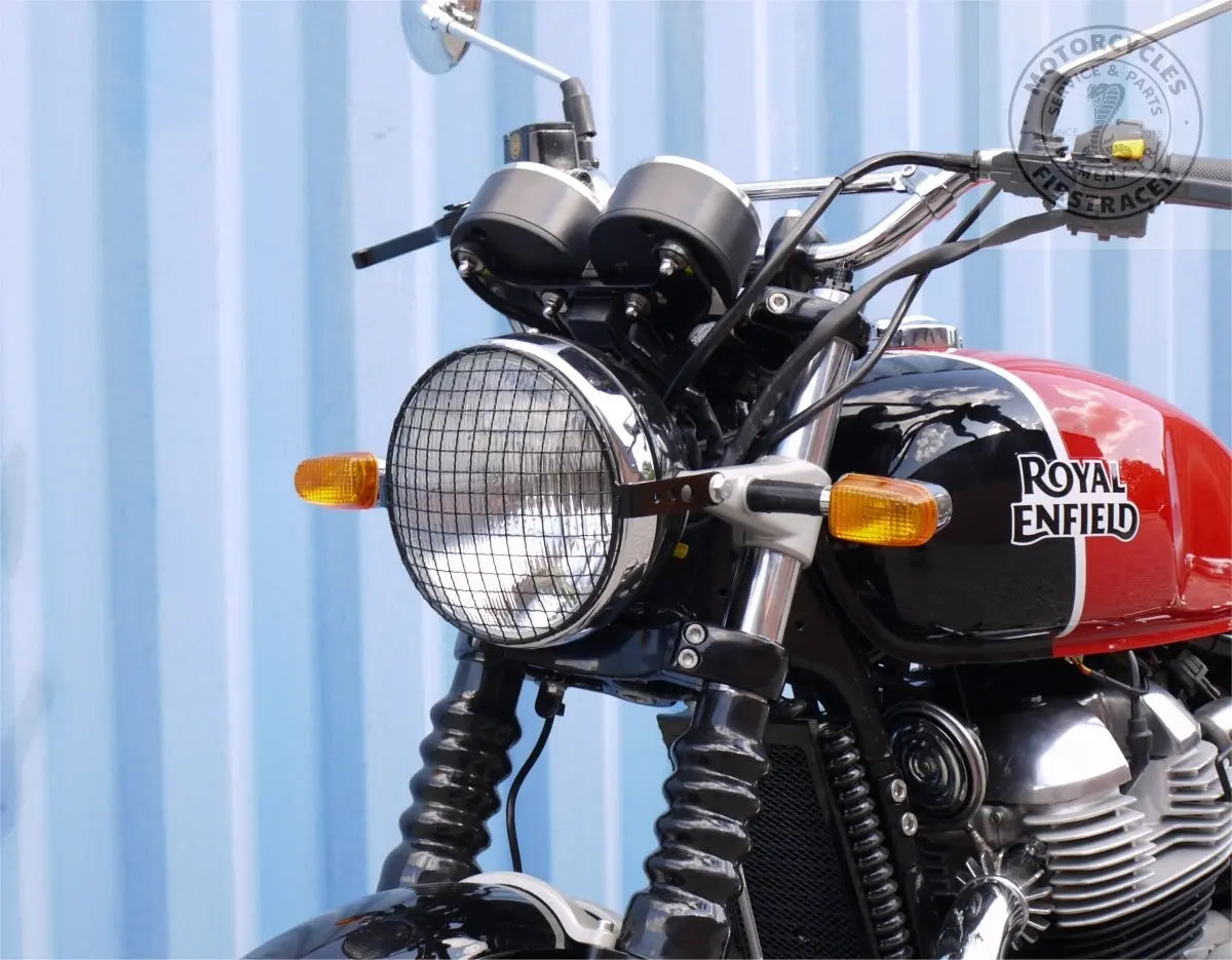 Grille de phare noir pour Royal Enfield 650 twins Firstracer