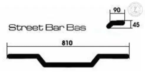 Guidon LSL Low Street 22mm Triumph Firstracer