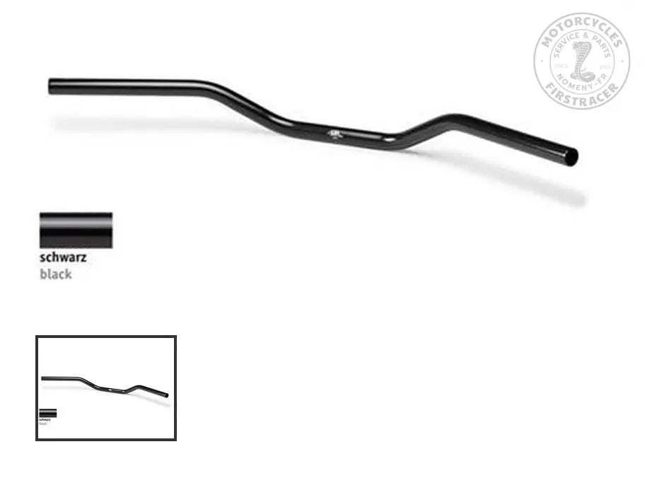 Guidon Roadster Noir diamètre 25,4mm - 1" LSL Firstracer
