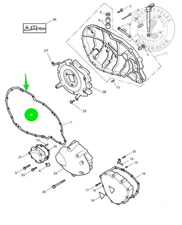 Joint de carter Embrayage TRIUMPH HINCKLEY JUSQUE 2015 Firstracer