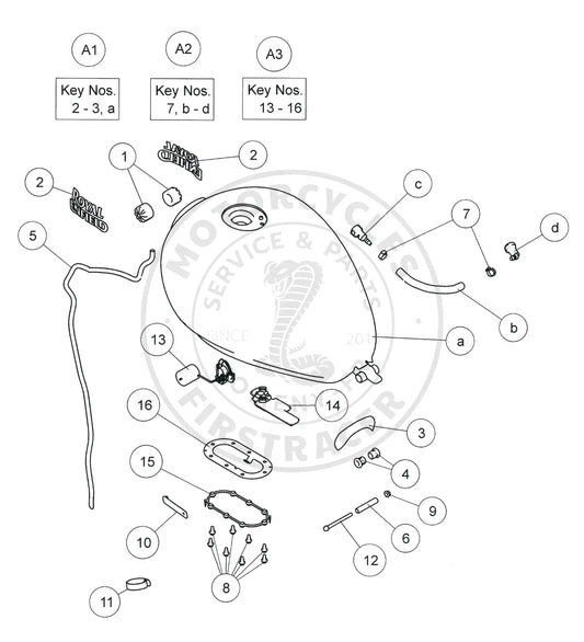 Joint de pompe à carburant – Royal Enfield 350 Firstracer