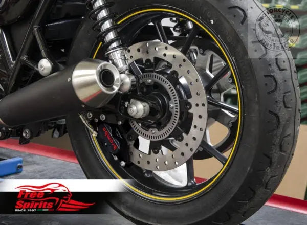 KIT FREIN ARRIERE BREMBO 4 PISTONS POUR TRIUMPH STREET TWIN & STREET CUP Firstracer