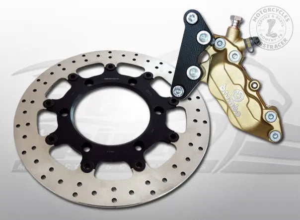 KIT FREINAGE 4 PISTONS BREMBO POUR TRIUMPH Bonneville et Scrambler jusque 2015 Firstracer