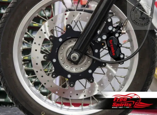 KIT FREINAGE AVANT 4 PISTONS POUR TRIUMPH THRUXTON (865 CC) Firstracer