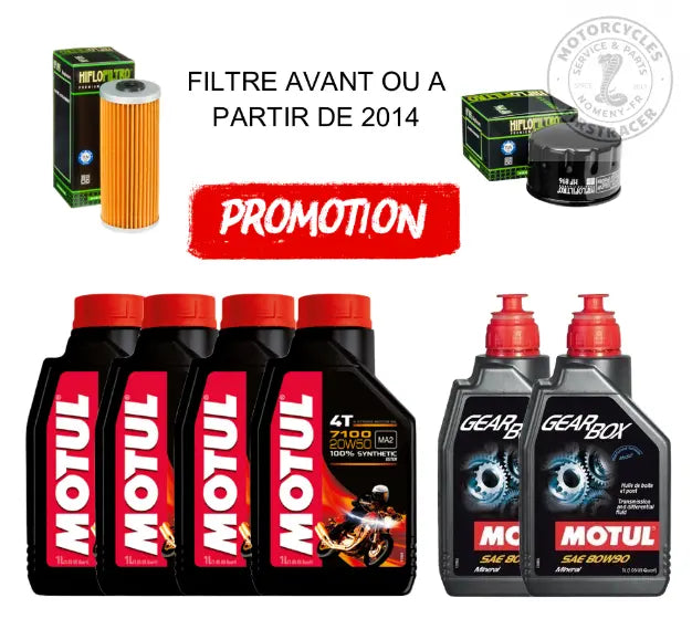 KIT REVISION URAL MOTUL 4L 20W50 7100 + 2L GEAR BOX 80W90 + FILTRE Firstracer