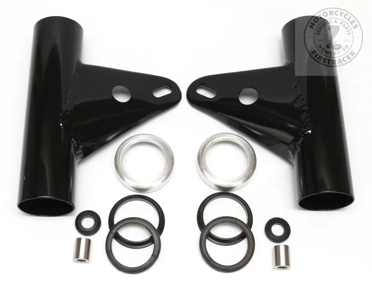 KIT SUPPORT DE PHARE style années 60 pour 650 Interceptor et Continental GT Firstracer