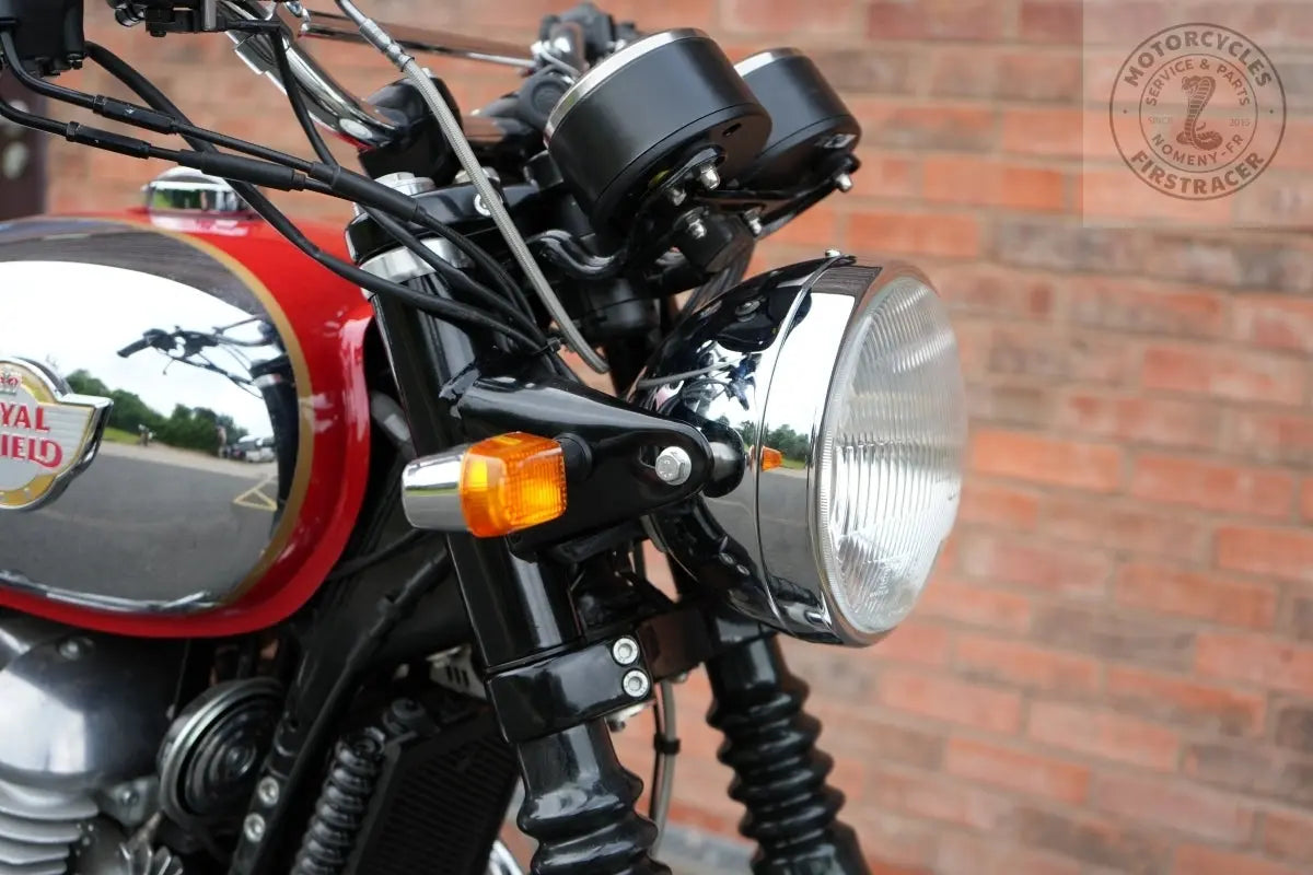KIT SUPPORT DE PHARE style années 60 pour 650 Interceptor et Continental GT Firstracer