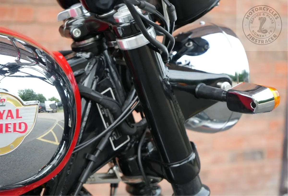 KIT SUPPORT DE PHARE style années 60 pour 650 Interceptor et Continental GT Firstracer