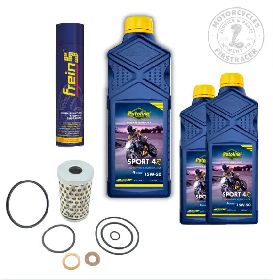 Kit Révision Premium Royal Enfield Classic 500 — Putoline Sport 4R 15W50 Firstracer