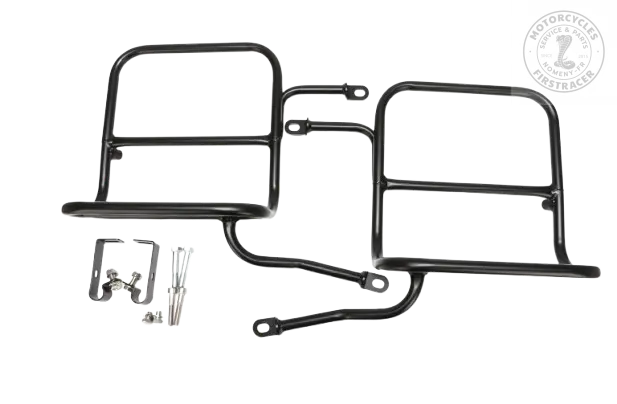 Kit Sacoches en Toile Noire – Royal Enfield Classic 500 Firstracer