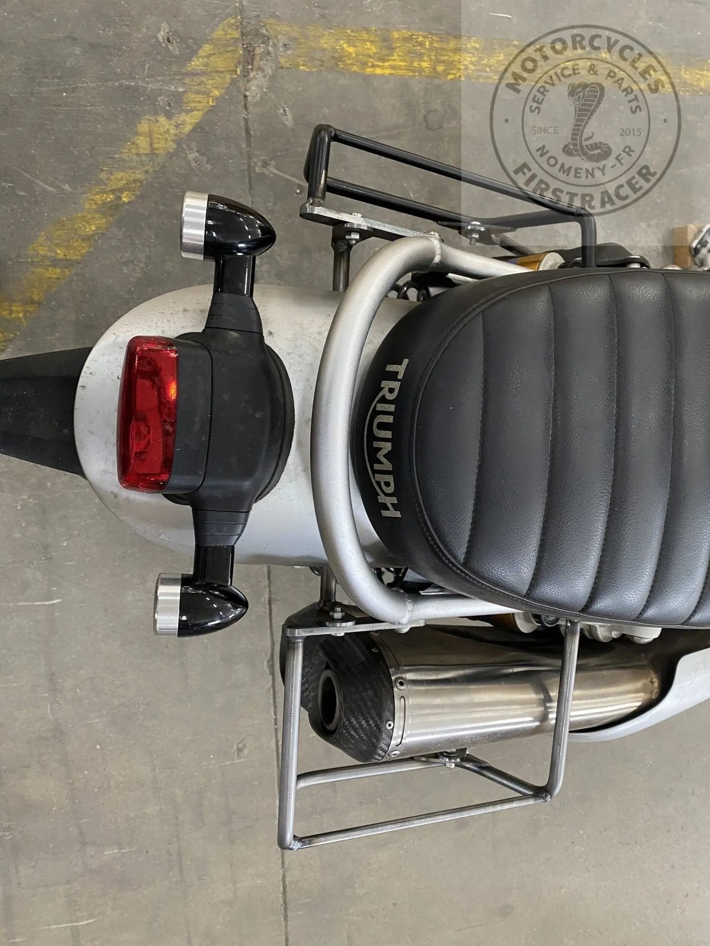 Kit Supports de Sacoches Poderosa – Triumph Scrambler 1200 Firstracer