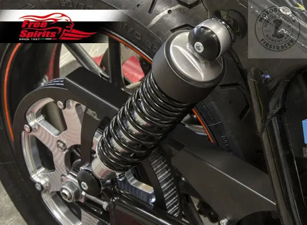 Kit bouchons amortisseur Free Spirits pour Triumph classic a partir 2016 (Noir) Firstracer