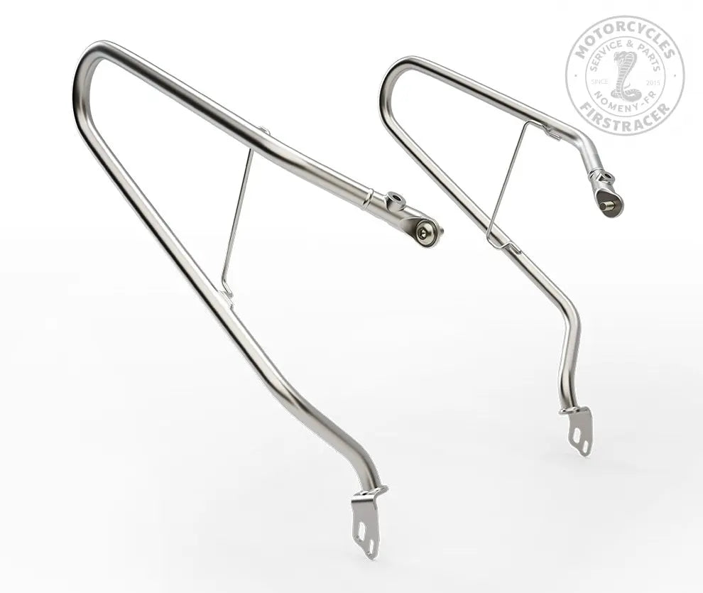 Kit complet sacoches souples noires avec supports pour Royal Enfield Firstracer