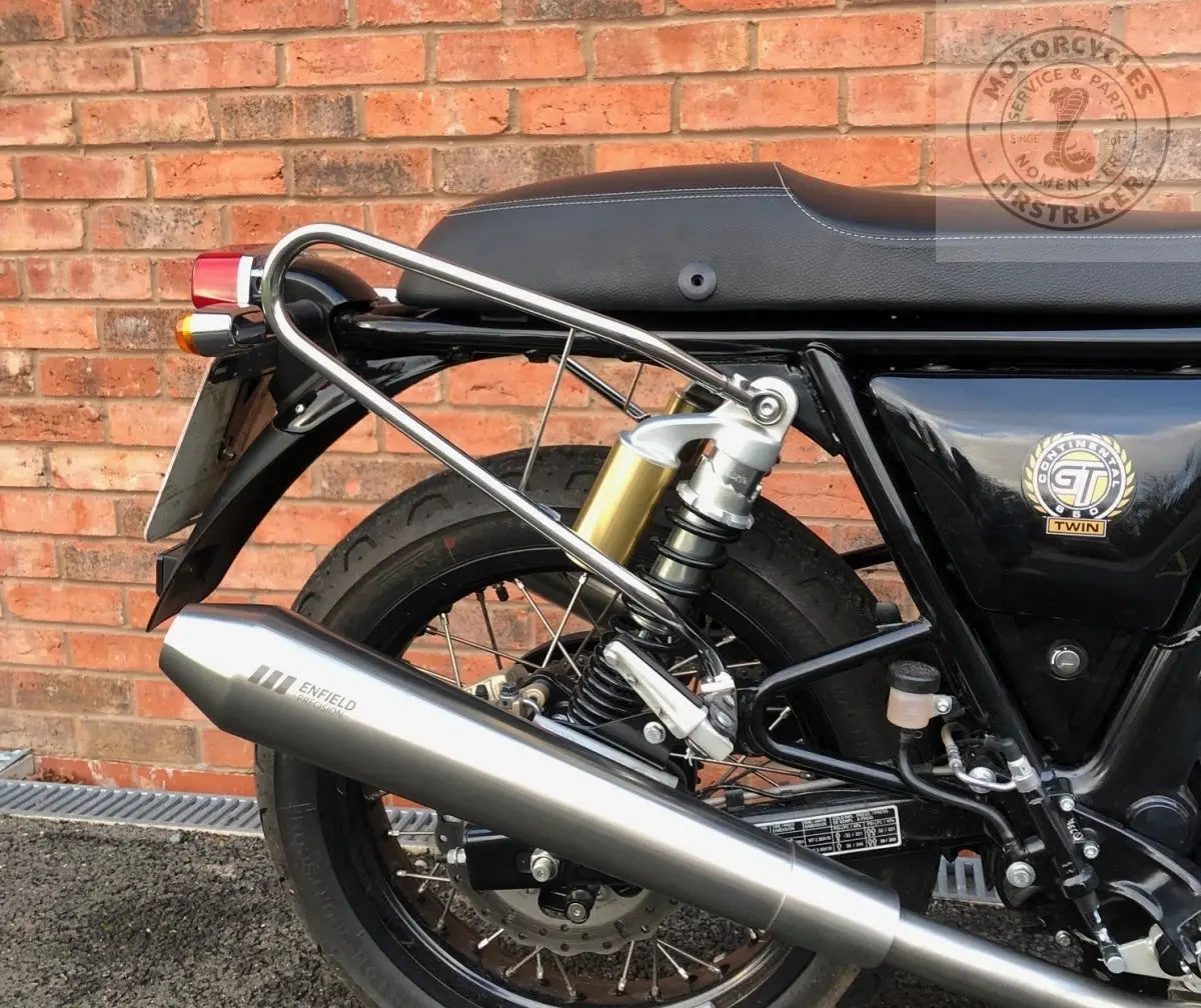 Kit complet sacoches souples noires avec supports pour Royal Enfield Firstracer
