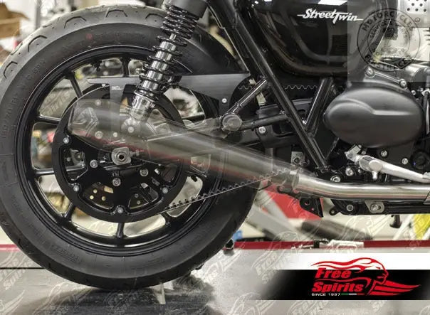 Kit de transmission courroie Free Spirits pour Triumph Street Twin (Noir) Firstracer