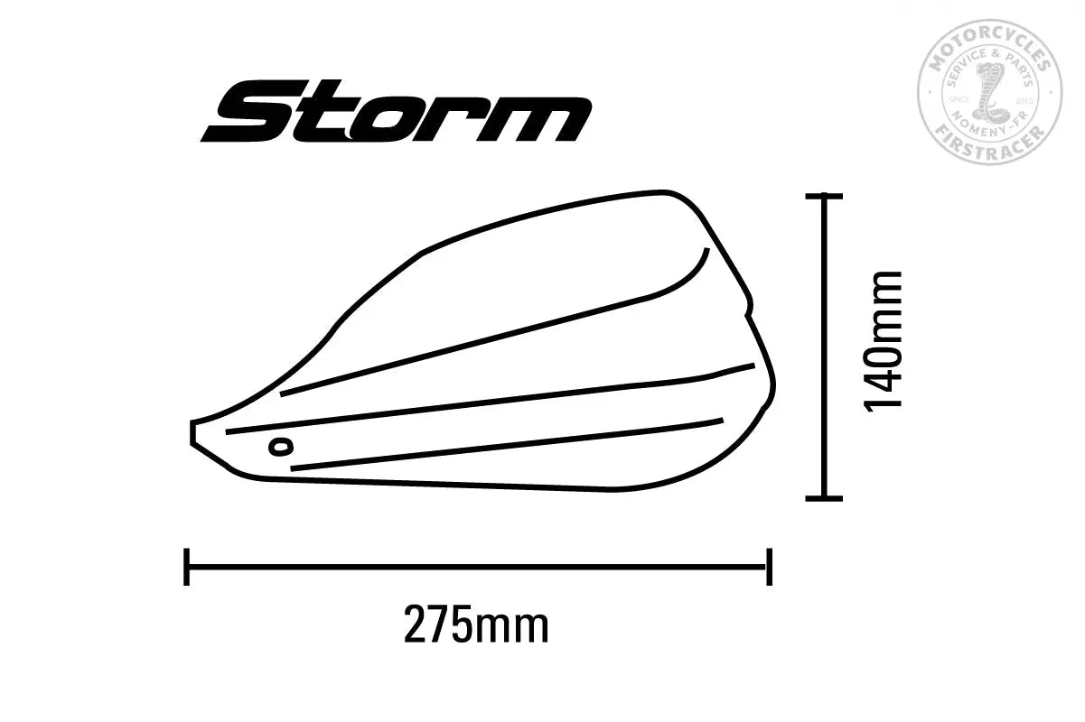 Kit protège-mains Barkbuster Storm Royal Enfield Interceptor 650 Firstracer