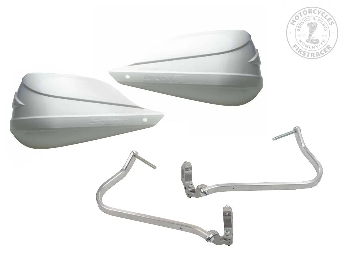 Kit protège mains Barkbuster blanc ou Noir Royal Enfield Himalayan 411 Firstracer