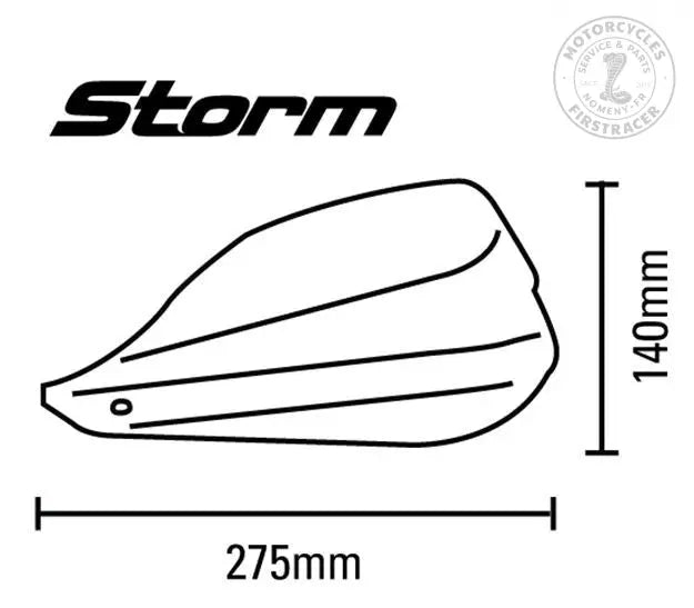 Kit protège mains Barkbuster blanc ou Noir Royal Enfield Himalayan 411 Firstracer