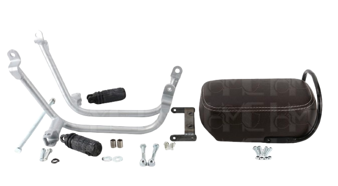 Kit selle passager et repose-pieds – Royal Enfield 500 EFI Trials Firstracer