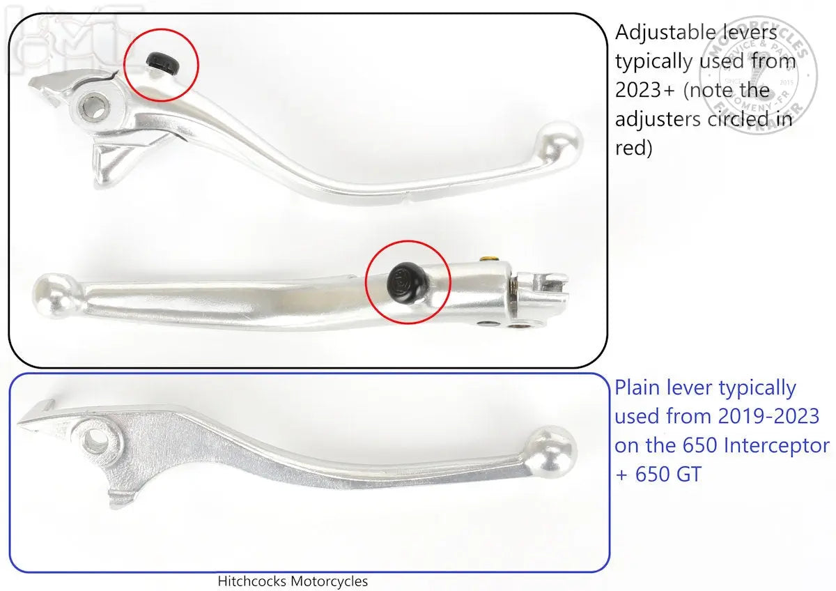 Leviers courts frein et embrayage réglables usinés Royal Enfield 650 TWINS 2023+ Firstracer