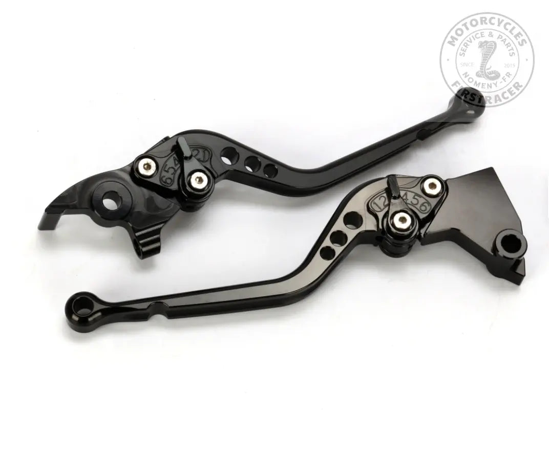 Leviers réglables usinés noir pour Royal Enfield Himalayan 2021+ et Scram Firstracer