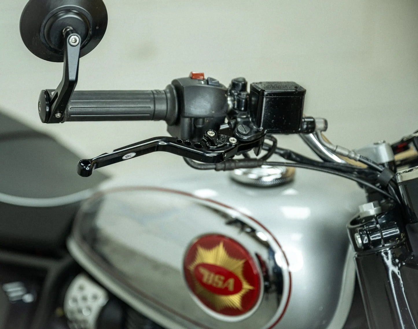 Leviers réglables noirs – BSA Goldstar 650 Firstracer