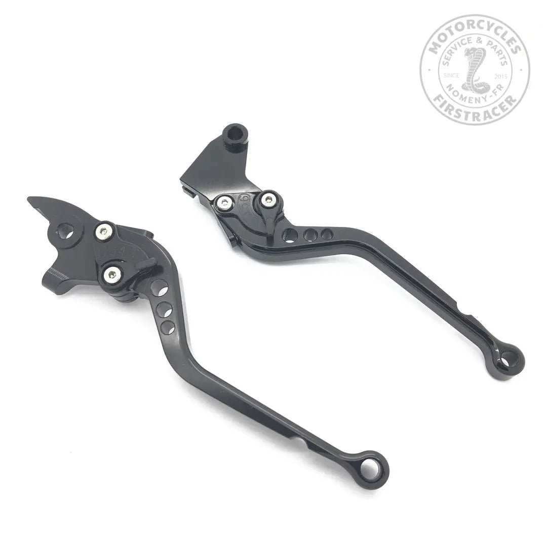 Leviers usinés noirs pour Royal Enfield 650 twins Firstracer