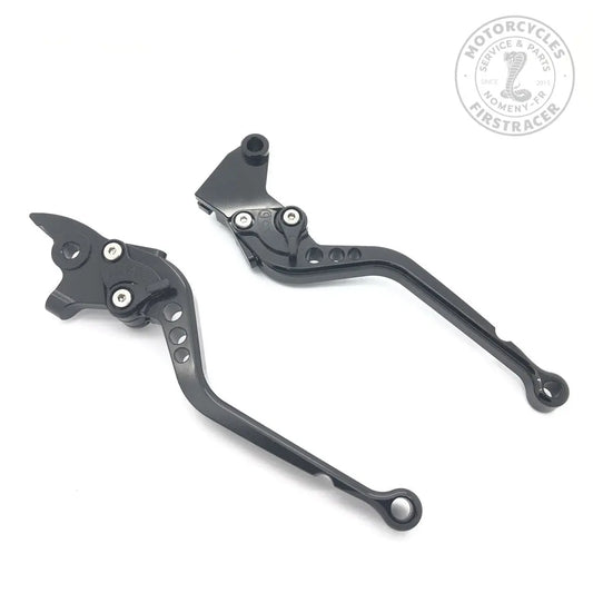 Leviers usinés noirs pour Royal Enfield 650 twins Firstracer