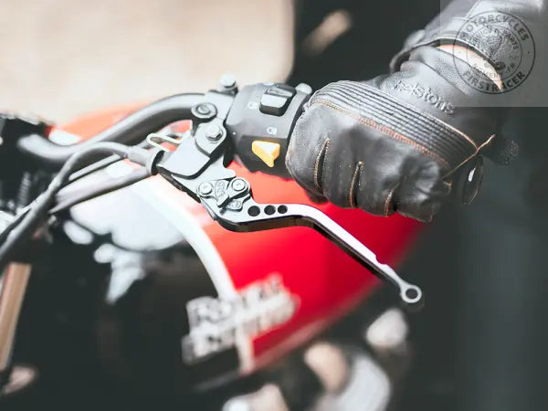 Leviers usinés noirs pour Royal Enfield 650 twins Firstracer